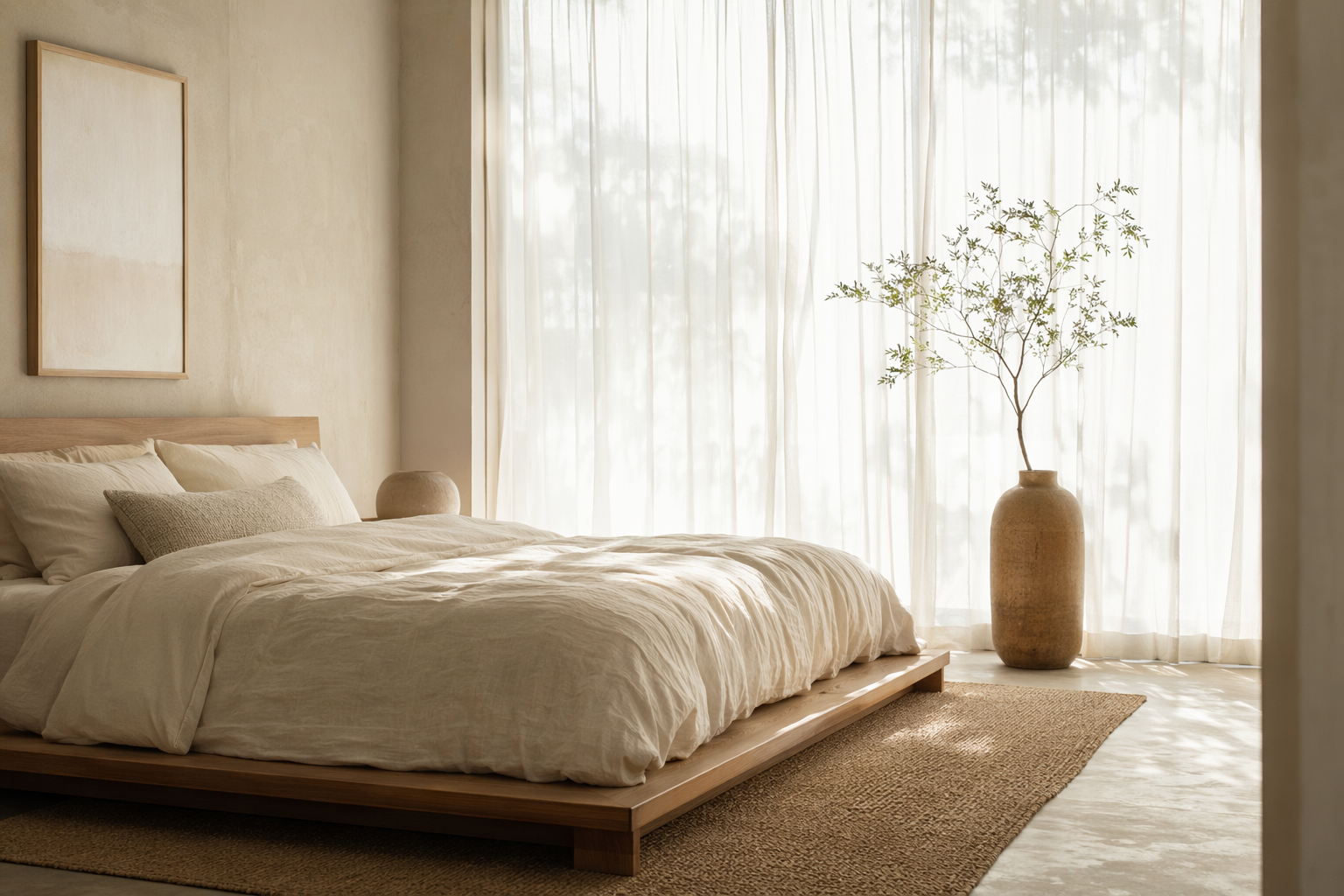 Dormitorio sereno y funcional